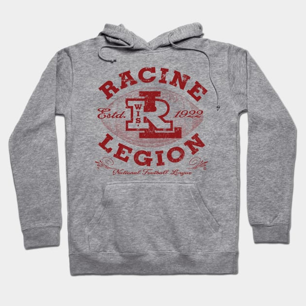 Racine Legion Football Hoodie by MindsparkCreative